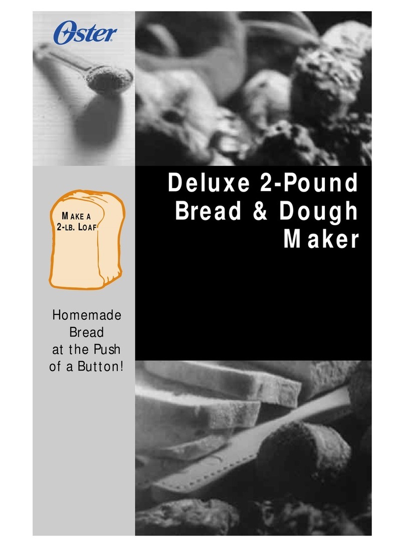 Oster Bread & Dough Maker owner's manual