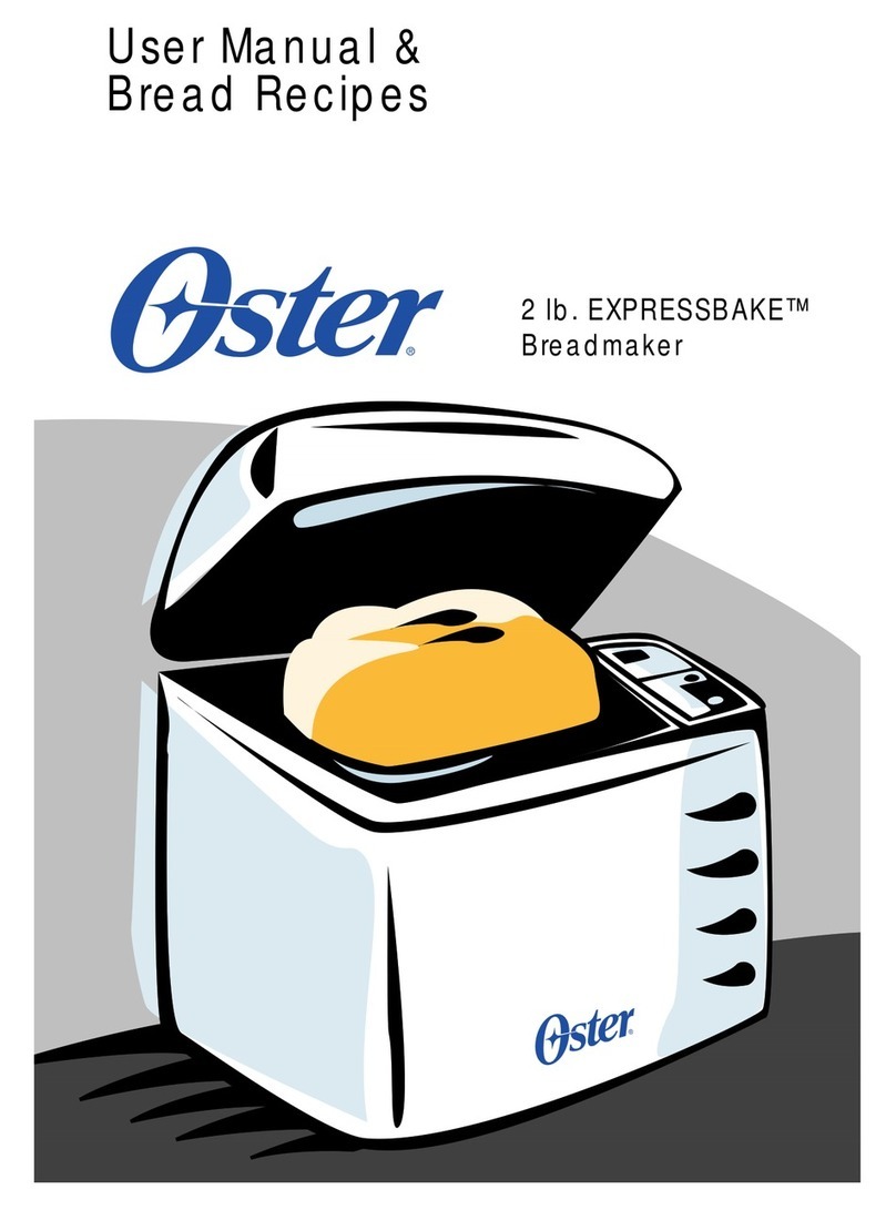 Oster 102817 User manual & bread recipes