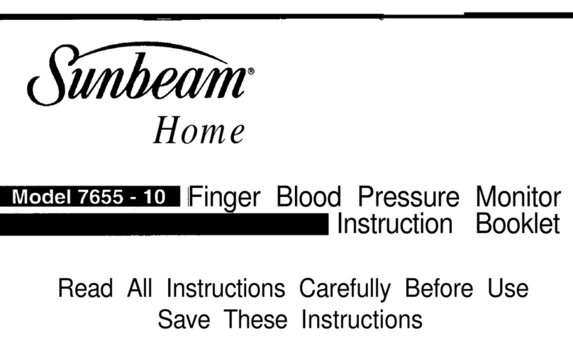 Sunbeam HOME 7655-10 User manual Sunbeam HOME 7655-10 User manual