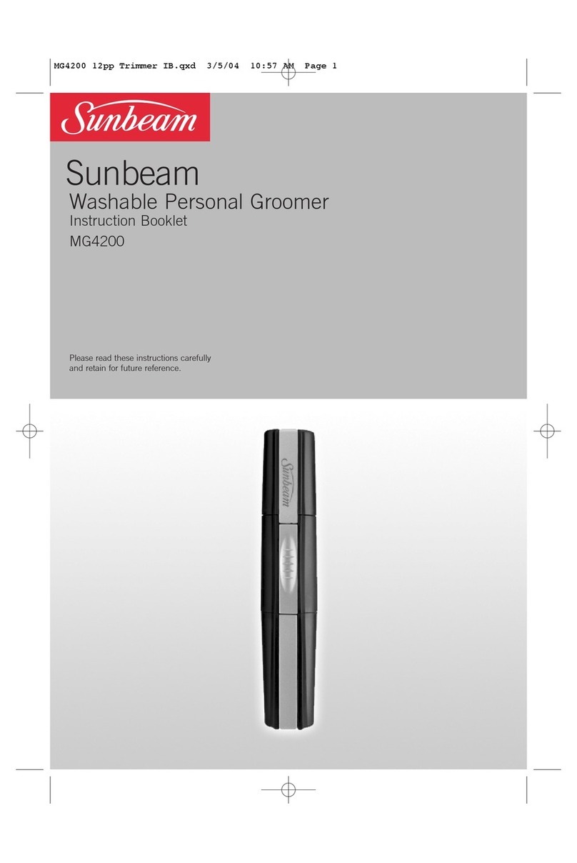 Sunbeam MG4200 User manual