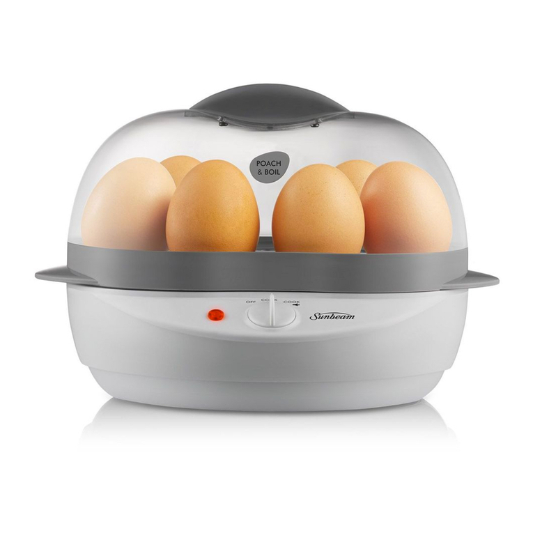 Sunbeam Poach & Boil EC1300 User manual