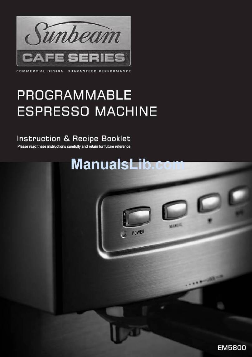 Sunbeam EM5800 Operational manual