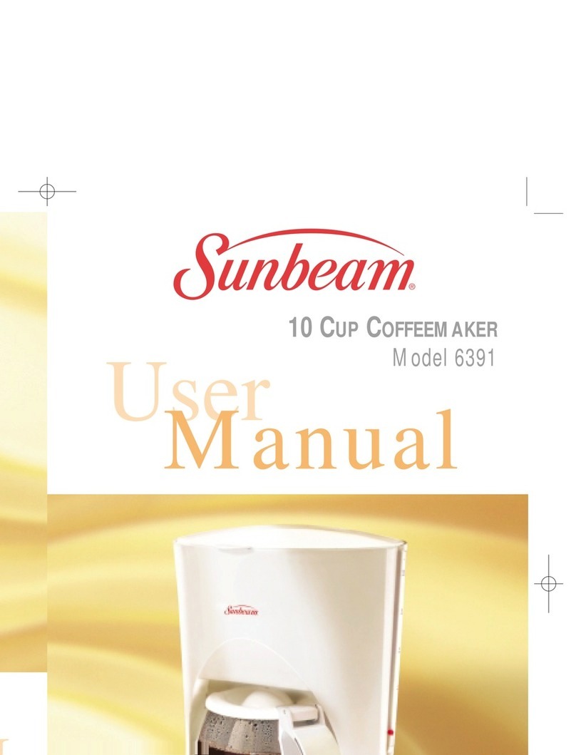 Sunbeam 6391 User manual