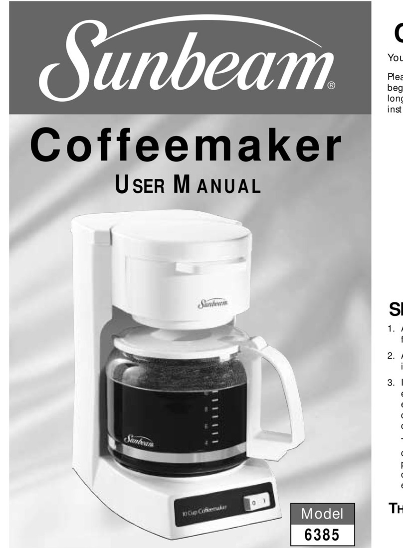 Sunbeam 6385 User manual