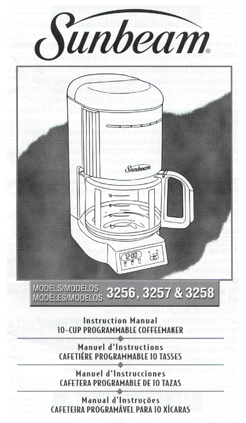 Sunbeam 3256 User manual