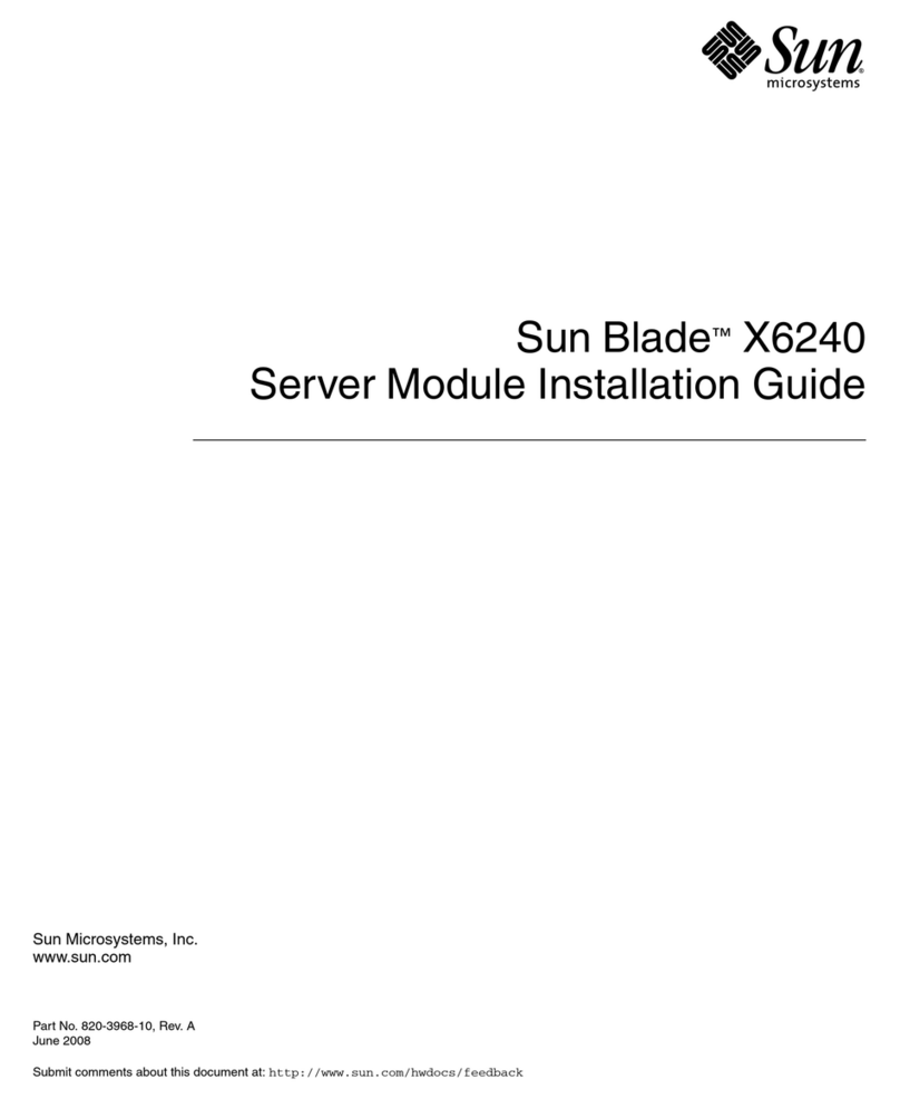 Sun Microsystems Blade X6240 User manual