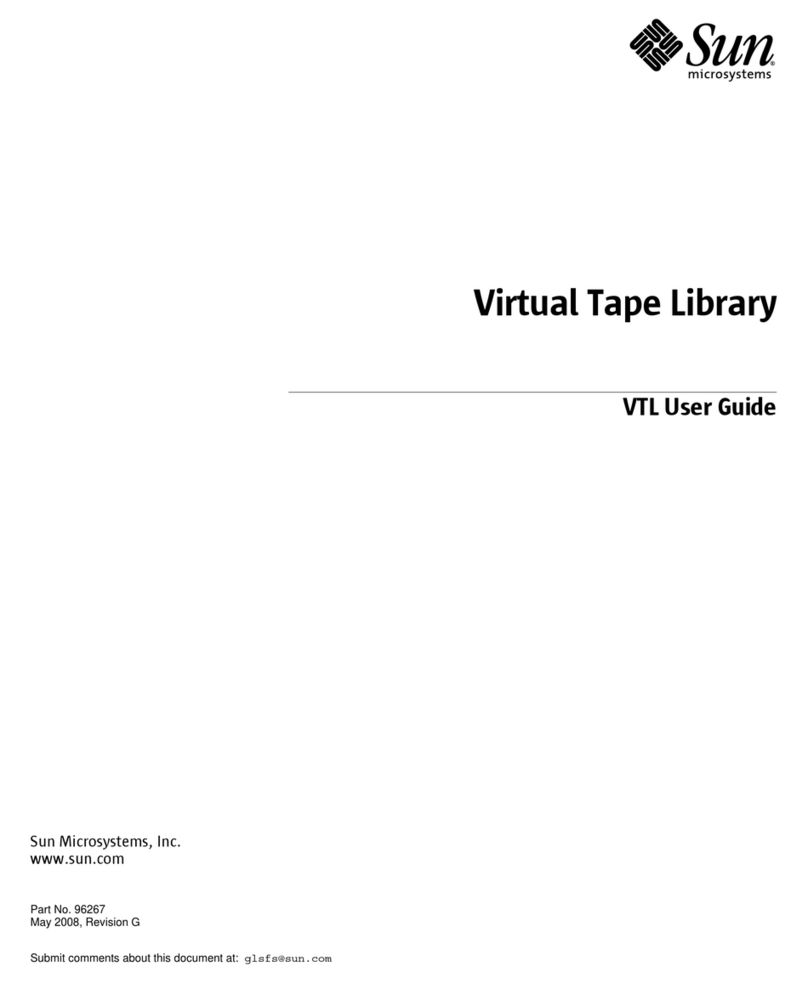 Sun Microsystems Virtual Tape Library user guide