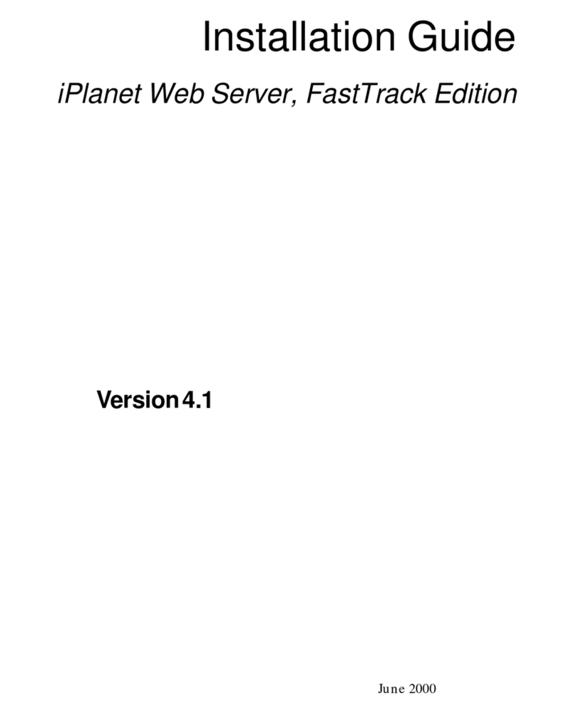 Sun Microsystems iPlanet Web Server User manual