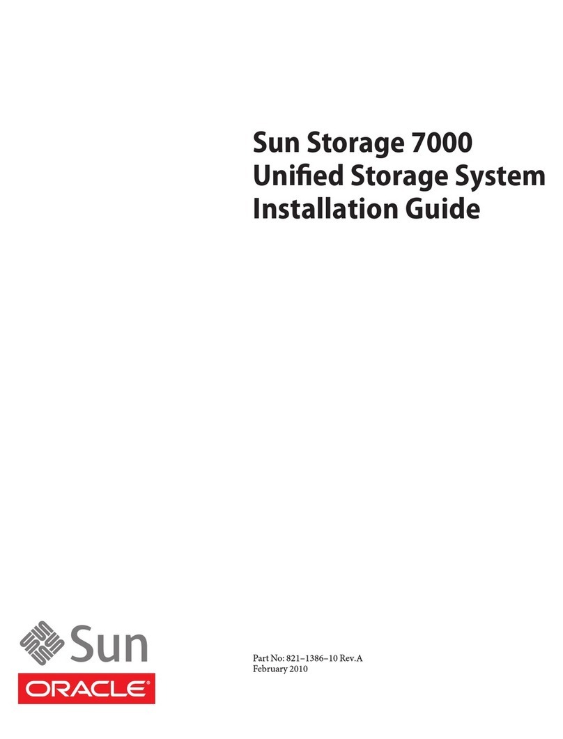 Sun Oracle 7000 User manual