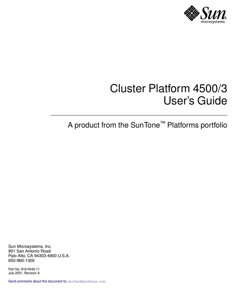 Sun Microsystems 4500/3 User manual