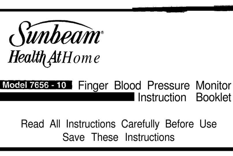 Sunbeam 7656-10 User manual Sunbeam 7656-10 User manual