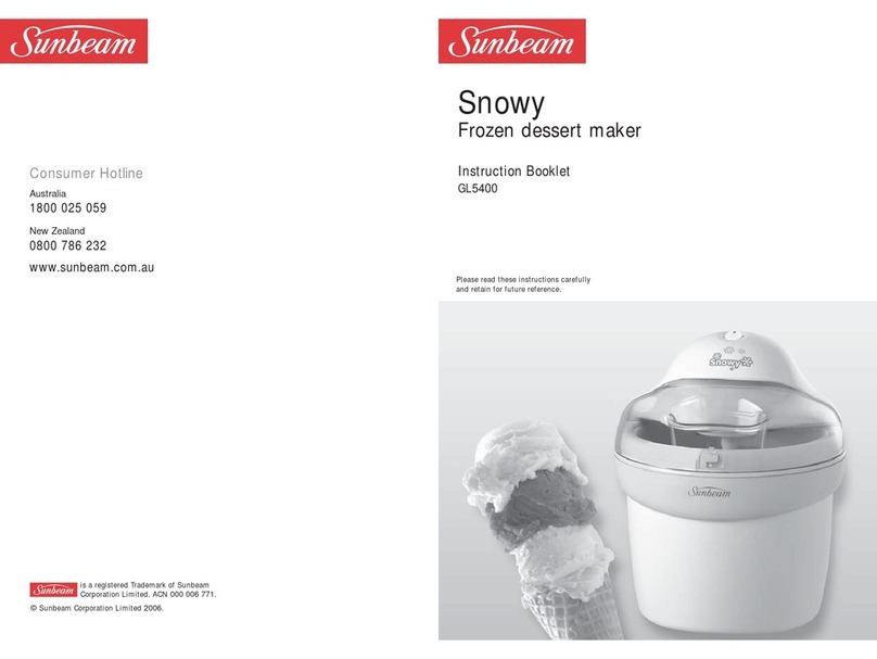 Sunbeam SNOWY GL5400 User manual