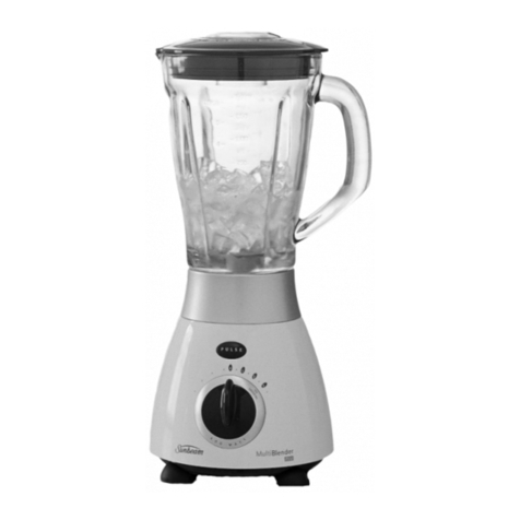 Sunbeam PB7600 Instruction/recipe booklet