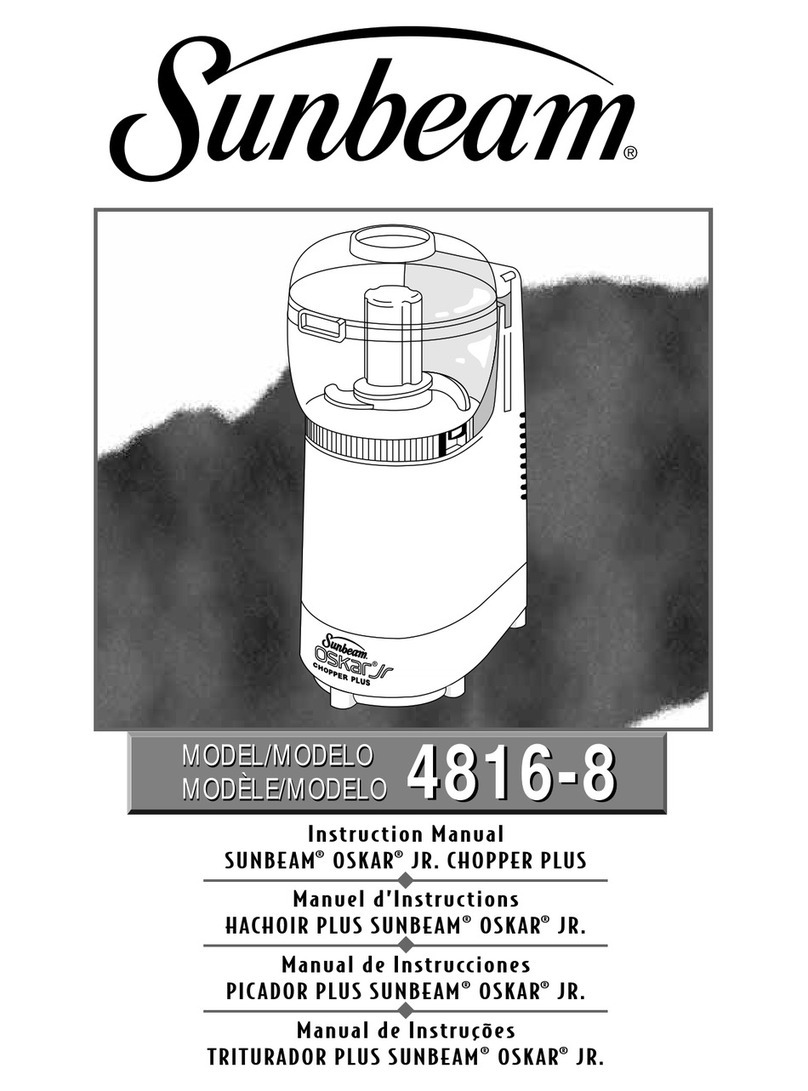 Sunbeam 4816-8 User manual
