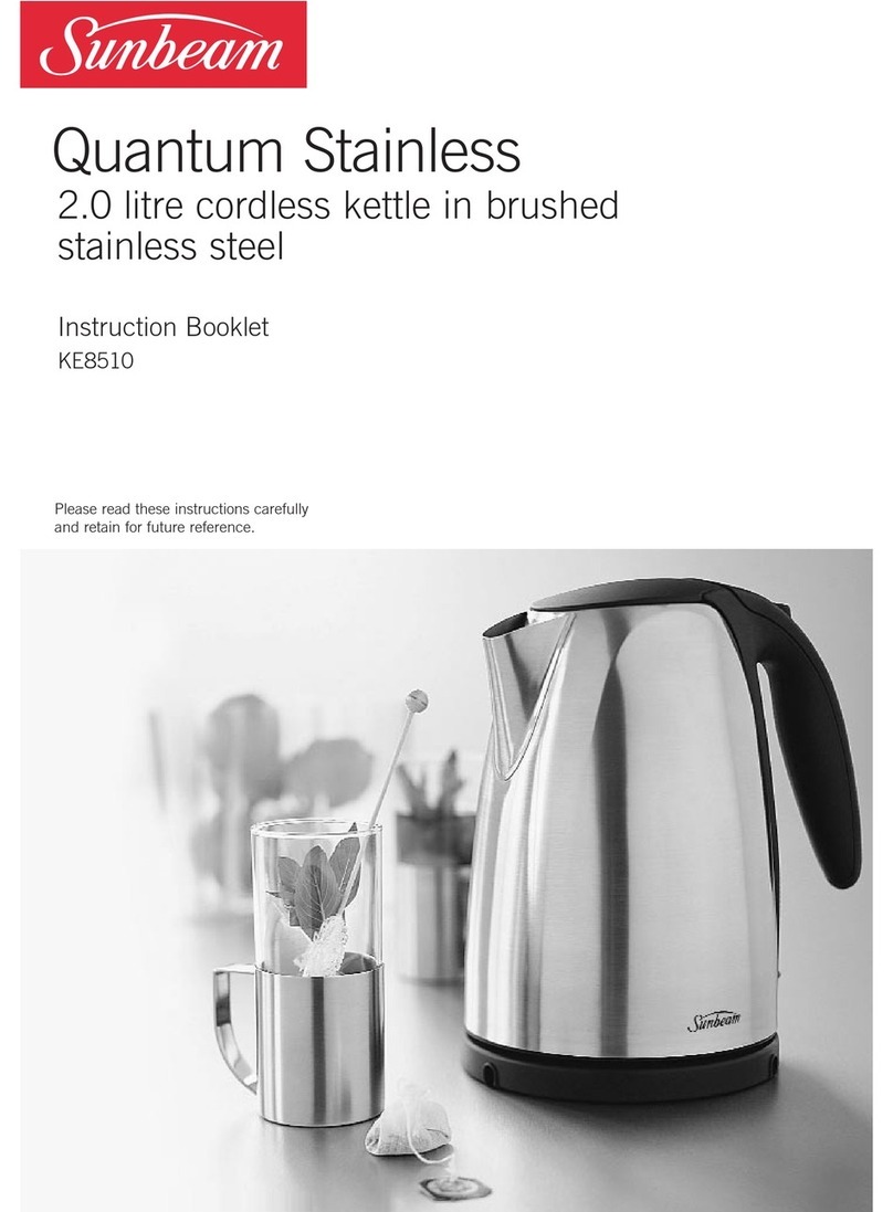 Sunbeam Quantum KE8510 User manual