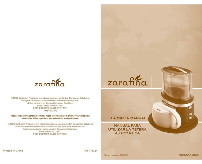 Sunbeam TEA MAKER manual