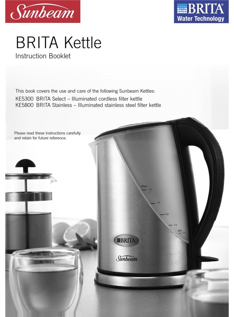 Sunbeam BRITA KE5300 User manual