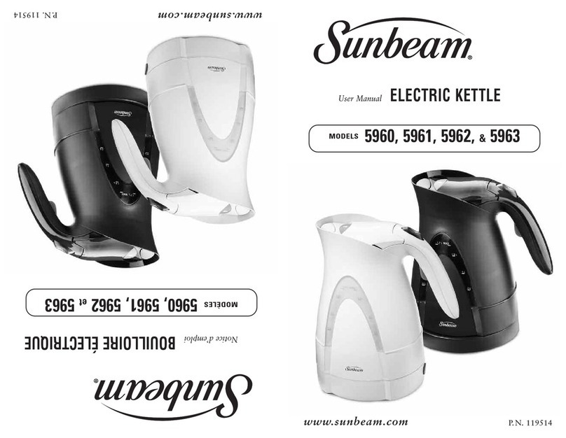 Sunbeam 5960 User manual