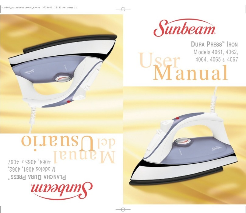 Sunbeam Dura Press 4061 User manual