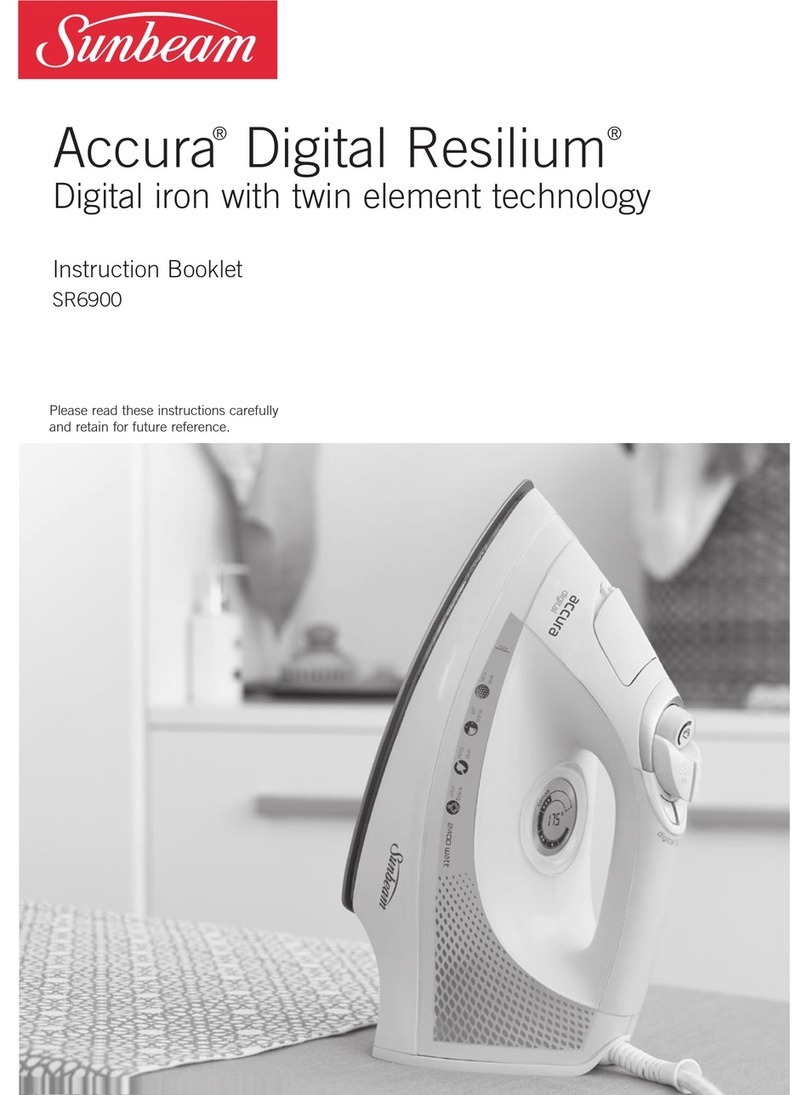 Sunbeam Accura Digital Resilium SR6900 User manual