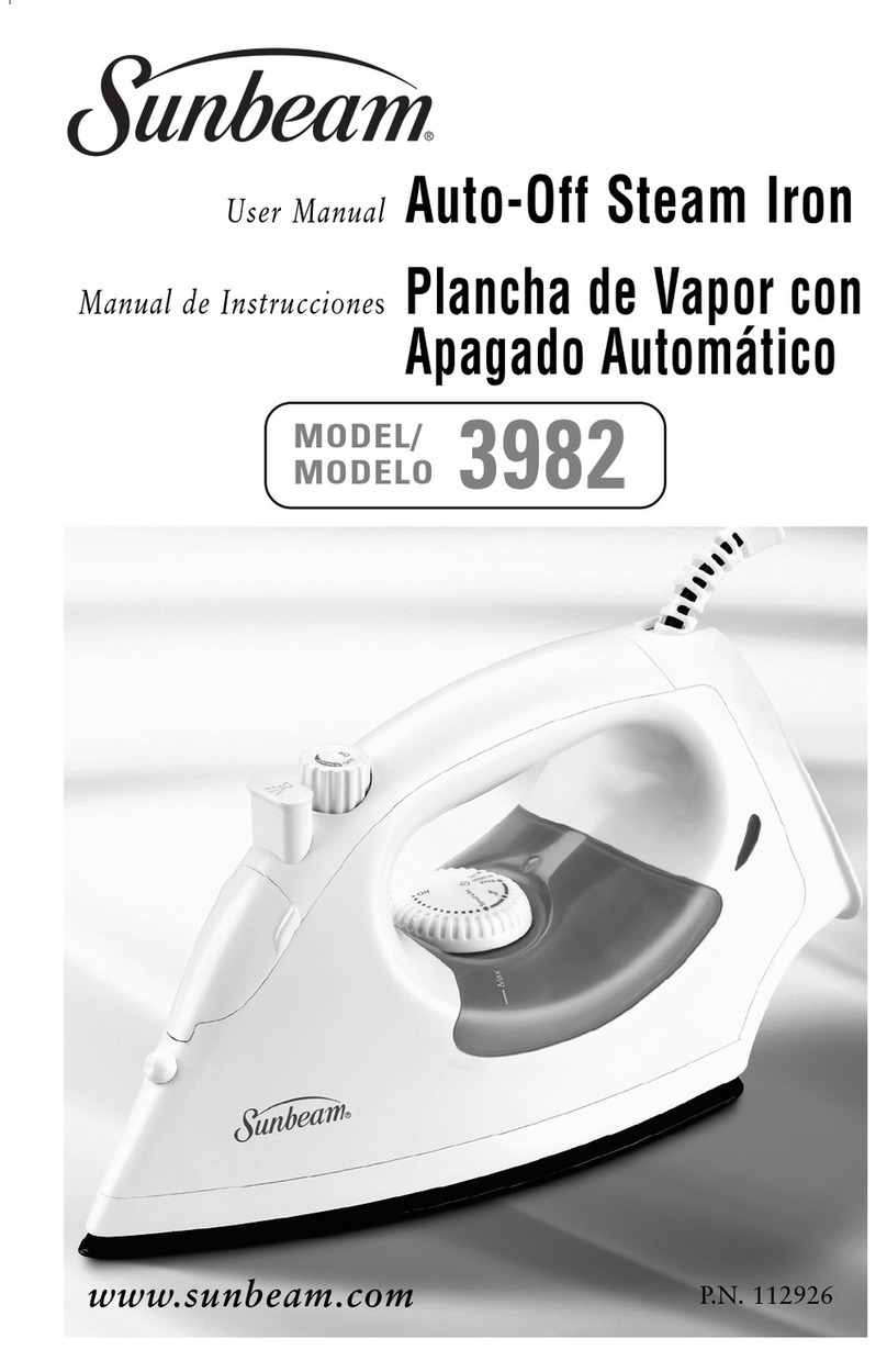 Sunbeam 3982 User manual
