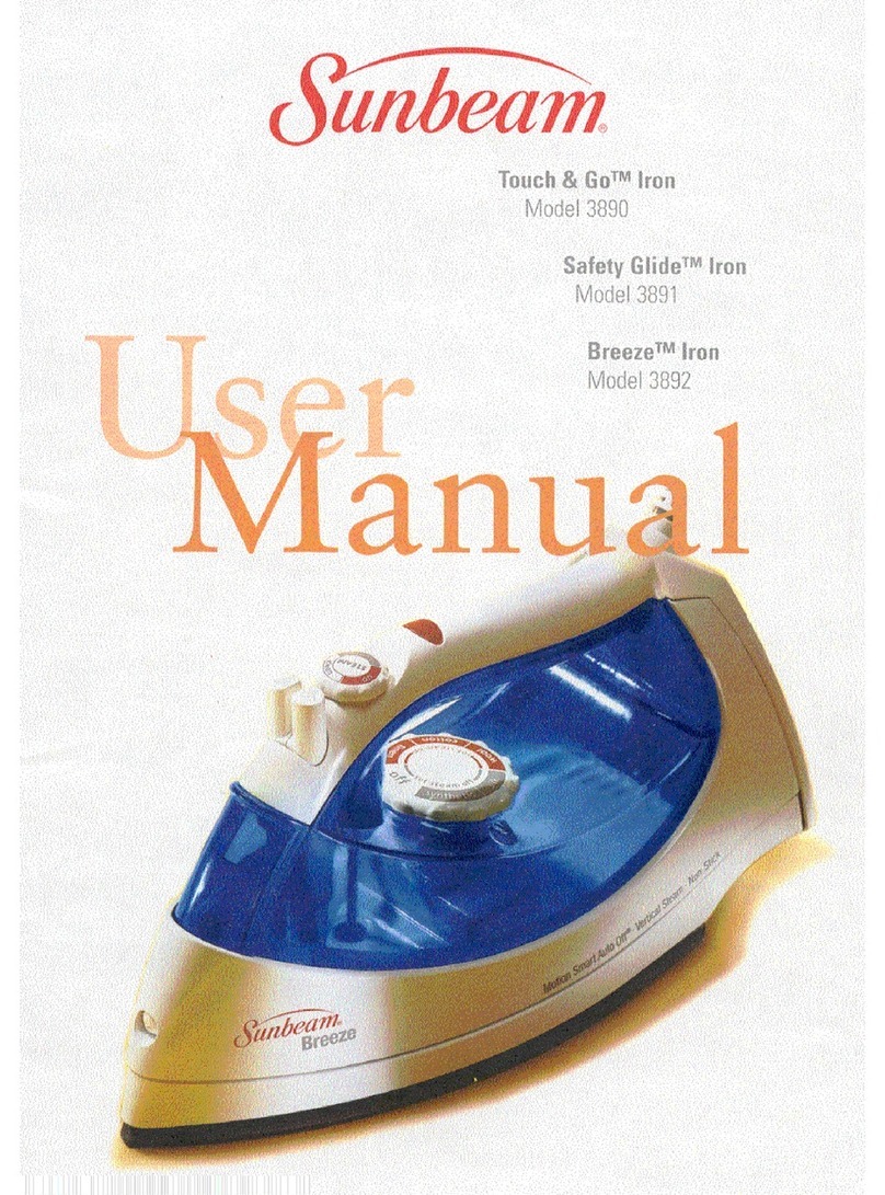 Sunbeam 3891 User manual