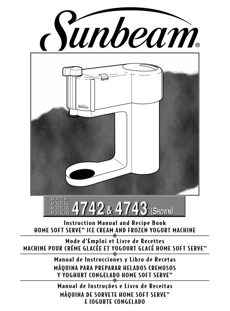 Sunbeam 4742 Quick guide