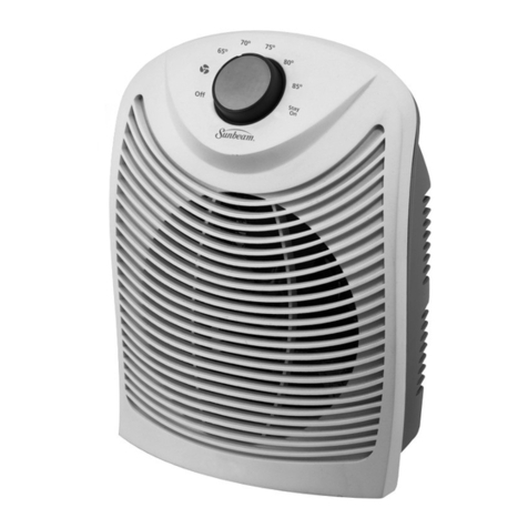 Sunbeam SFH431-UM owner's guide