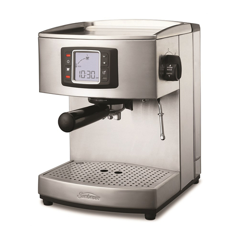 Sunbeam Cafe Latte EM5600 Instruction booklet