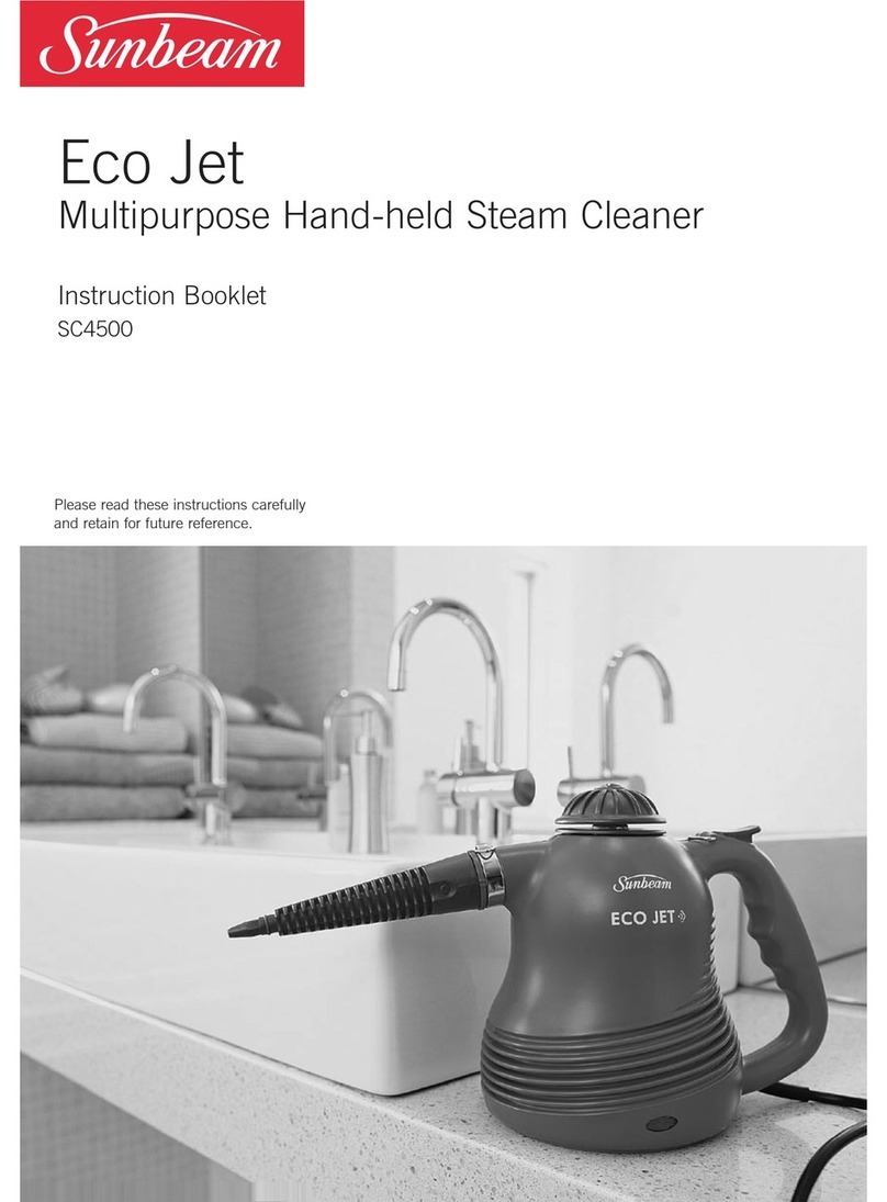 Sunbeam SC4500 Instruction booklet