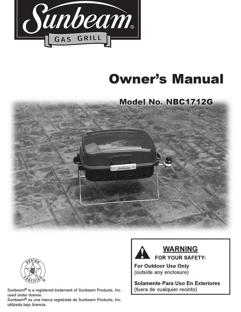 Sunbeam NBC1712G User manual