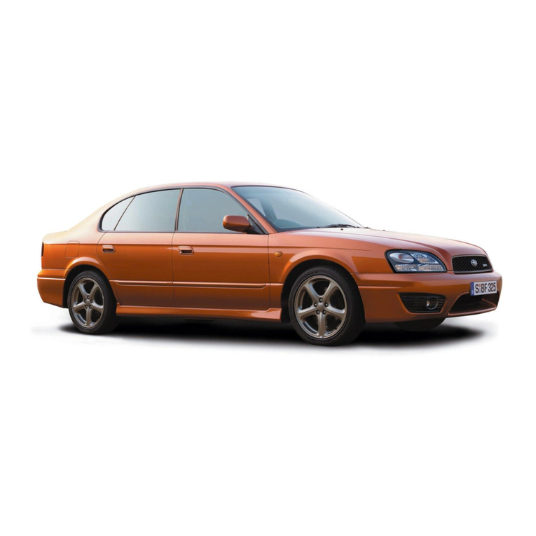 Subaru 2001 Outback owner's manual
