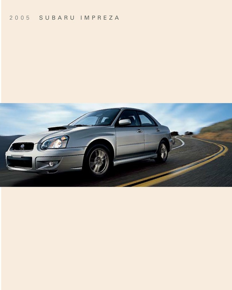 Subaru 2005 User manual