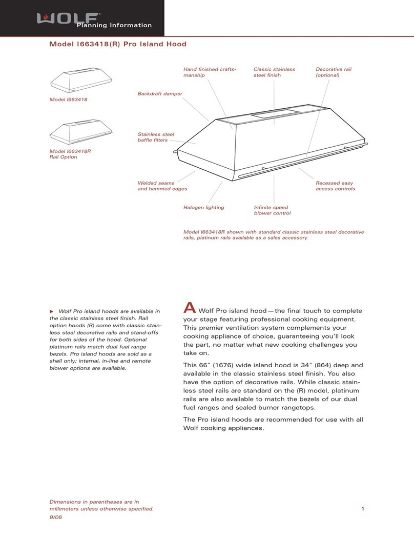 Wolf I663418(R) user guide