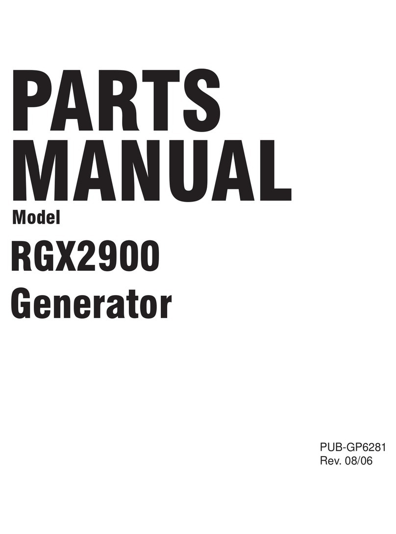 Robin America RGX2900 parts manual