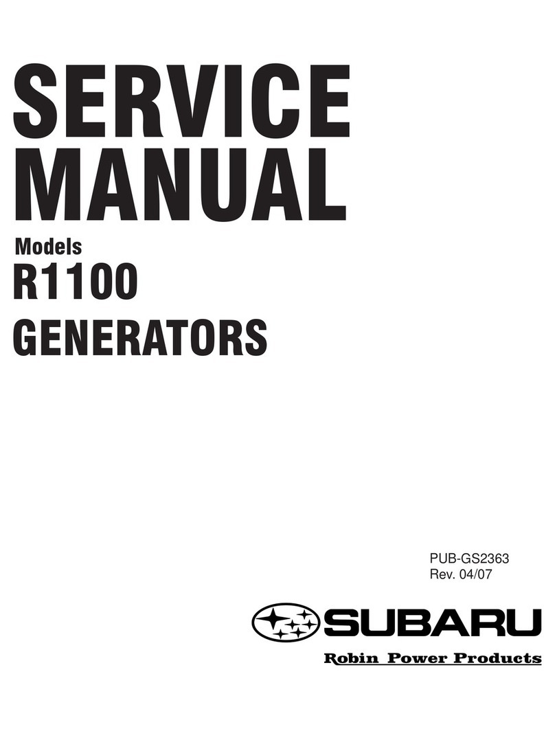 Subaru R1100 User manual