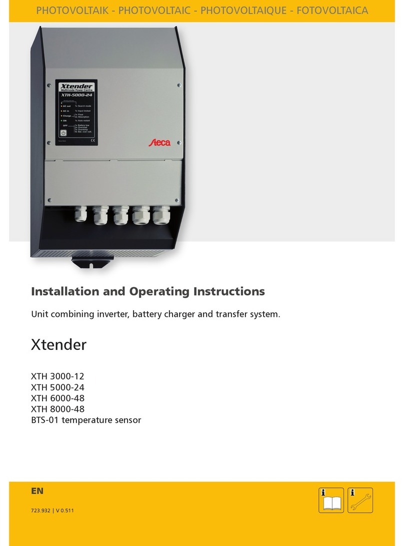 Aeca Xtender XTH 3000-12 Installation and operating instructions