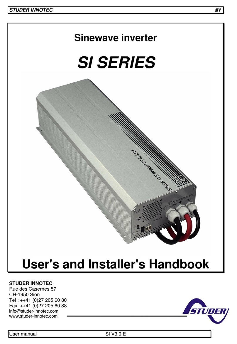 Studer SI Series User guide