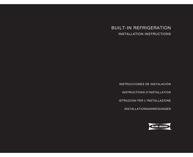 Sub-Zero ICBBI-36F User manual Sub-Zero ICBBI-36F User manual