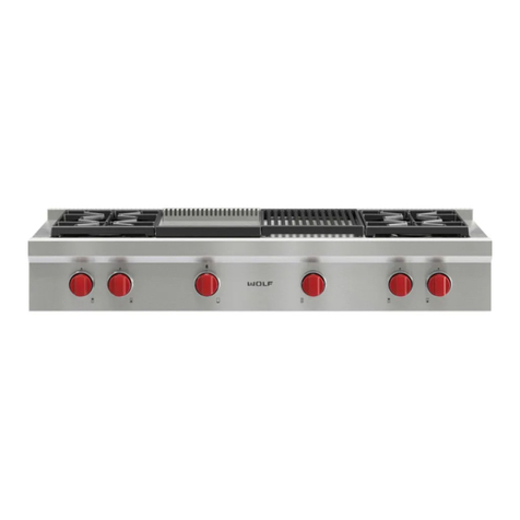 Wolf Sealed Burner RangeTop Use & care information