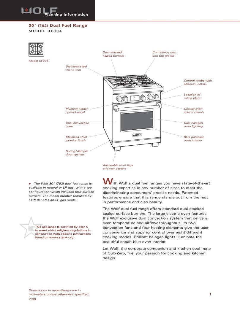 Wolf DF304 Instructions for use