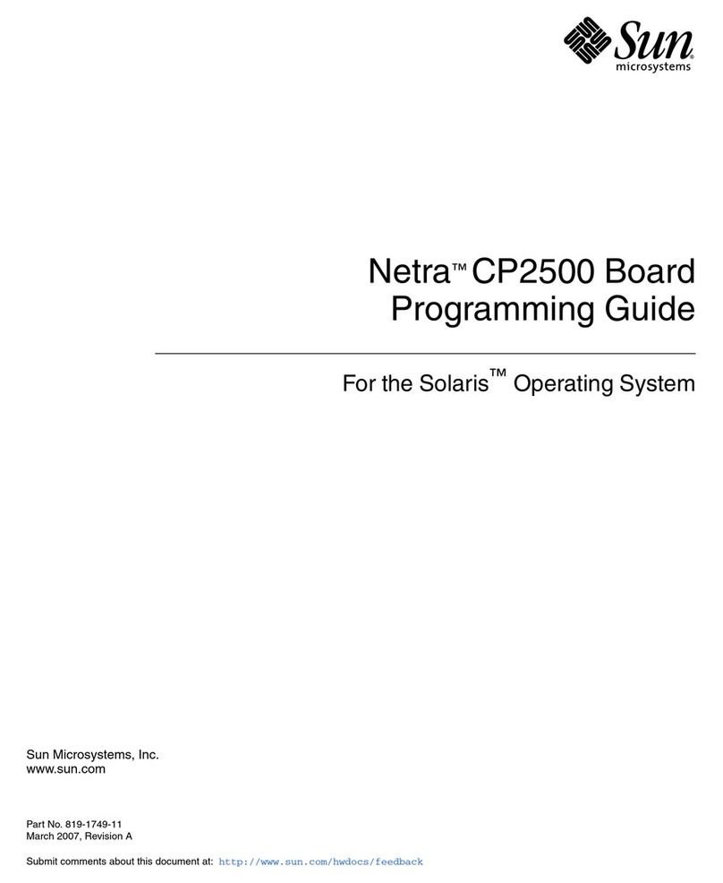 Sun Microsystems Netra CP2500 Operating instructions