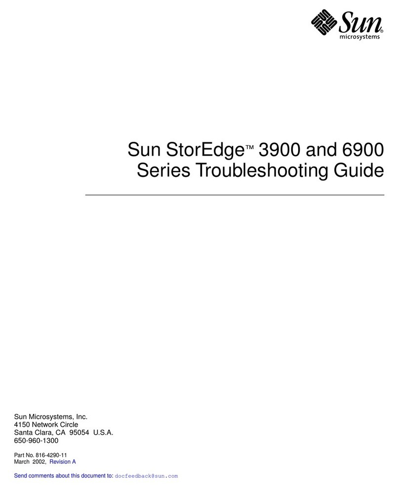 Sun Microsystems StorEdge 3900 Series User manual