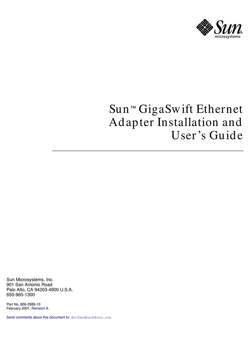 Sun Microsystems 806-2989-10 Installation and user guide