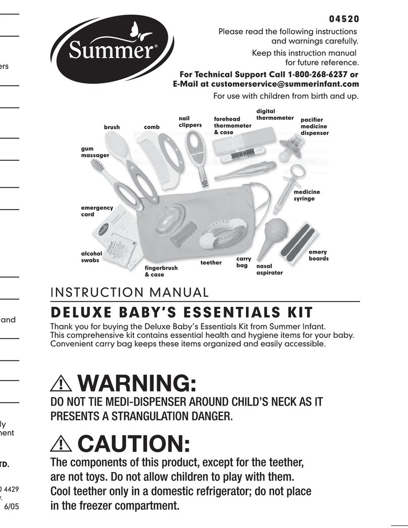 Summer DELUXE BABY'S 4520 User manual