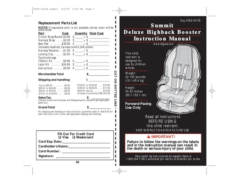 Summit ENG. 4358-3412E instruction manual