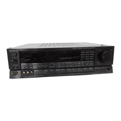 Sony STR-AV1000 User manual