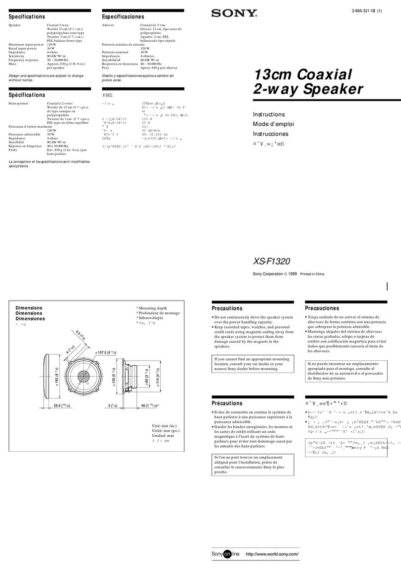 Sony Espanol) User manual Sony Espanol) User manual