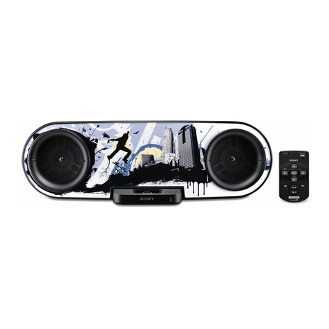 Sony RDH-SK8iP User manual