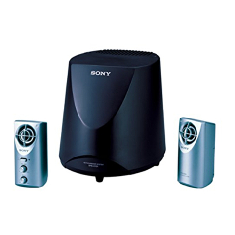 Sony SRS-D101 operating instructions